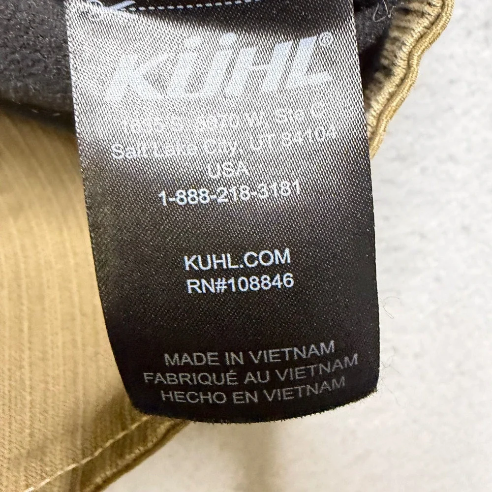 Kuhl Burr Jacket Mens XL Brwn Full Zip Rugged Canvas Workwear Outdoor Style 1052